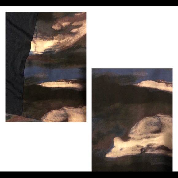 Simply Vera V. Wang black abstract print blouse - Picture 7 of 8